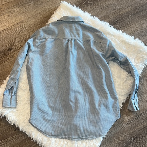 Madewell Striped Button- Up - Small - Picture 8 of 8